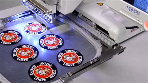 how to make patches with embroidery machine