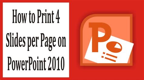 How to Print 4 Slides Per Page: Tips and Strategies for Efficient Printing